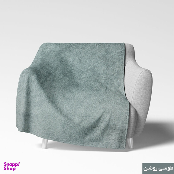 شال مبل شاران هوم مدل مخملی طرح ساده سایز 120×180 سانتی متر