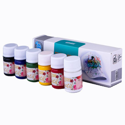 رنگ پارچه سوداکو مدل اوپک ساده حجم 30 میلی لیتر بسته 6 عددی