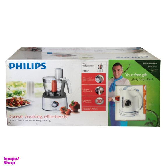غذاساز فیلیپس مدل HR7772 به همراه کتری برقی فیلیپس مدل HD4646