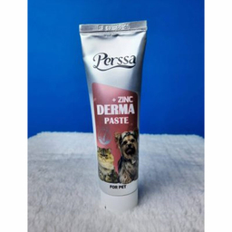 خمیر تقویت پوست و مو سگ و گربه پرسا مدل Derma Paste وزن 100 گرم