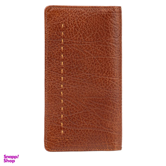 کیف پول پالتویی مردانه چرم کروکو مدل کابوی
