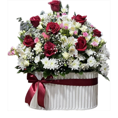 باکس گل طبیعی مدل وندا 10