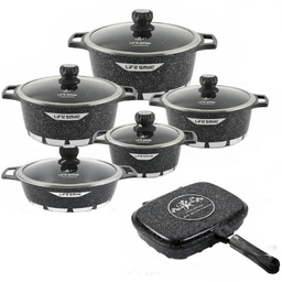 سرویس پخت و پز 12 پارچه لایف اسمایل مدل FLCM