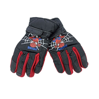 دستکش پسرانه مدل Black spider man کد SP_3