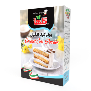 پودر کیک نارگیلی گلها وزن 450 گرم