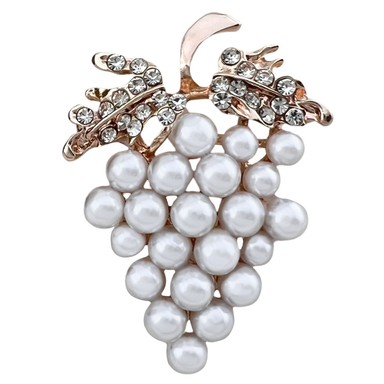 گل سینه دخترانه مدل انگور کد G4129