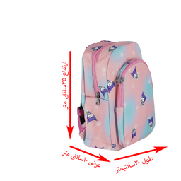 کوله پشتی دخترانه طرح کرومی کد 1qw32dr4