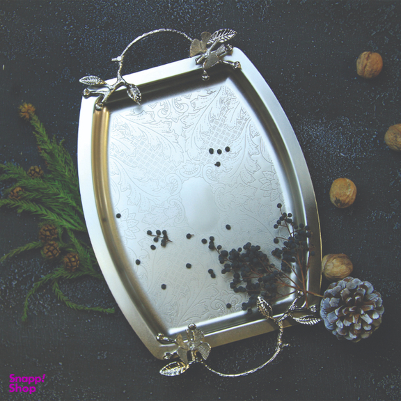 سینی فلزی آبکاری فورتیک سالینو کد N-6081