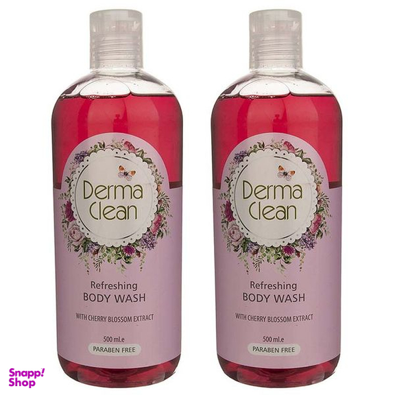 شامپو بدن درماکلین مدل Cherry Blossom2 حجم 500 میلی لیتر مجموعه 2 عددی