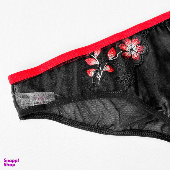 ست شورت و سوتین زنانه نوشه پوش مدل توری کد 88811