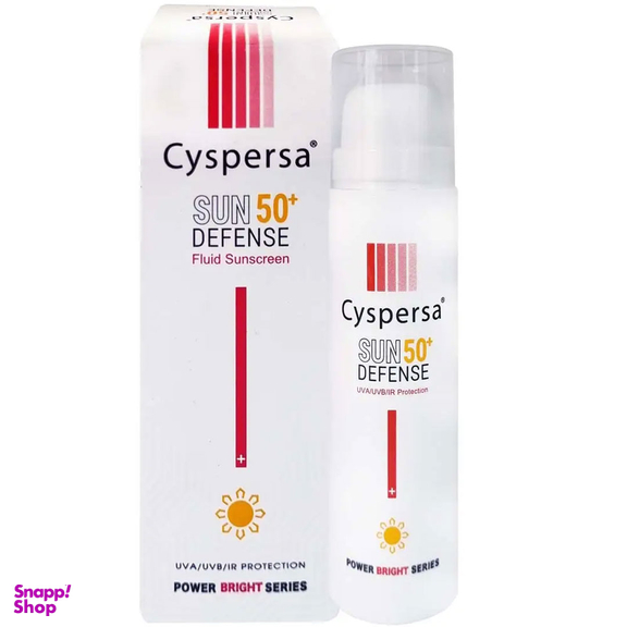 فلوئید ضد آفتاب SPF50 سیسپرسا مدل Power Bright حجم 50 میلی لیتر