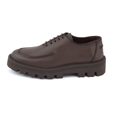 کفش روزمره مردانه چرم مشهد مدل J6288 رنگ قهوه ای