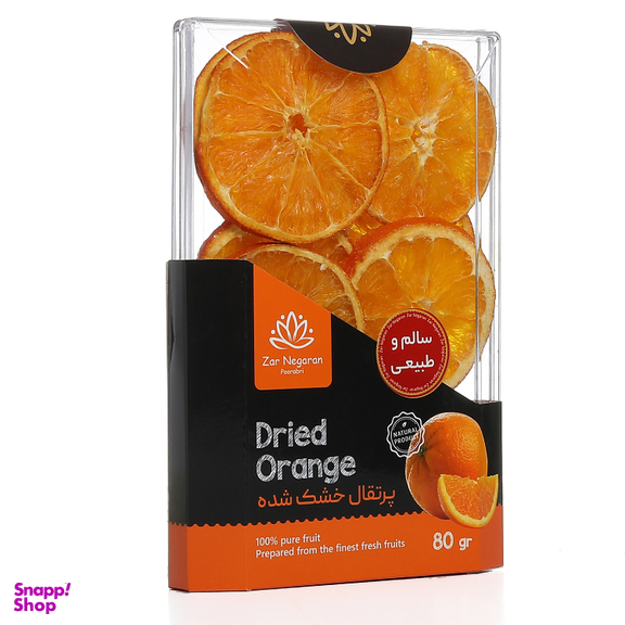 میوه‌ خشک زرنگاران طعم پرتقال و توت فرنگی و کیوی و آلو وزن 430 گرم بسته 4 عددی