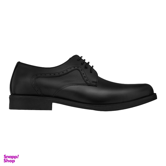 کفش کلاسیک مردانه نوین چرم مدل 1063 MS2186 رنگ مشکی