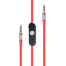 کابل صوتی Jack 3.5mm موکسوم مدل MOXOM AUX-41M طول 1 متر