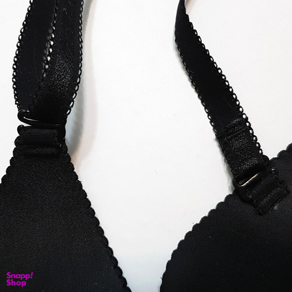 سوتین زنانه لین مدل فنردار پوش آپ کد 4680-704 رنگ مشکی