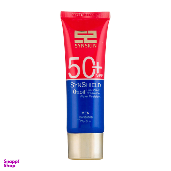 ژل ضد آفتاب مردانه فاقد چربی ساین شیلد +SPF50 ساین اسکین حجم 50 میلی لیتر