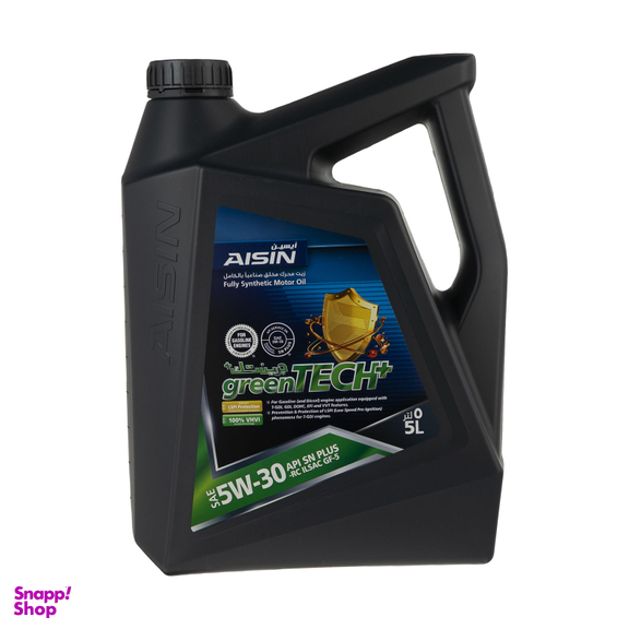 روغن موتور آیسین مدل 5W-30 SN Plus حجم 5 لیتر