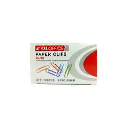 گیره کاغذ دی ال کد DL728 بسته 100 عددی