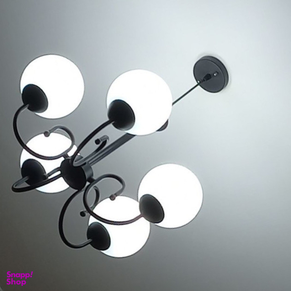 لوستر 5 شعله نورهام مدل مهتاب