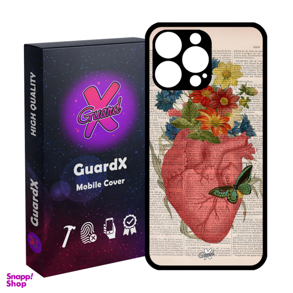 کاور گارد ایکس طرح قلب مدل Glass10505 مناسب برای گوشی موبایل اپل iPhone 14 Pro Max