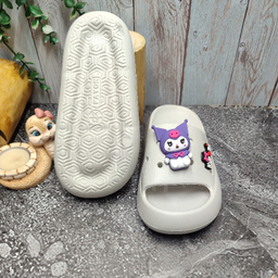 دمپایی بچگانه پایون مدل کرومی کد 113714 رنگ طوسی