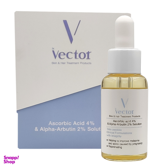 سرم روشن کننده و ضد لک وکتور مدل Ascorbic Acid حجم 30 میلی لیتر
