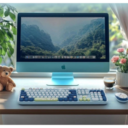 کیبورد و ماوس مافی مدل Silly Cat