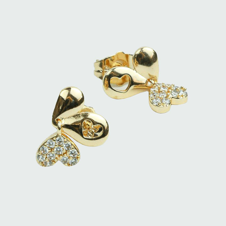 گوشواره دخترانه ژوپینگ کد 410230110