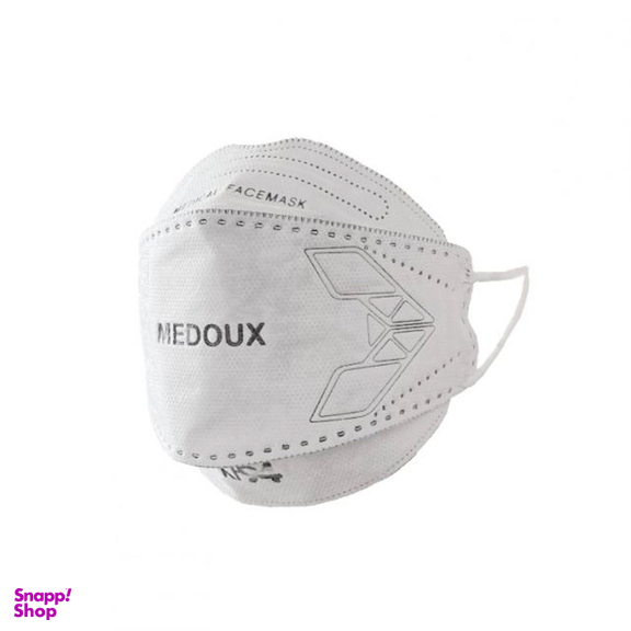 ماسک سه بعدی سفید مداکس (Medoux) بسته 25 عددی