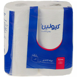 دستمال حوله ای ۴ لایه کیولین بسته ۲ عددی
