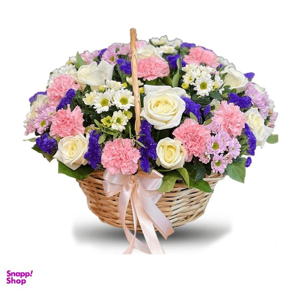 سبد گل طبیعی هانا