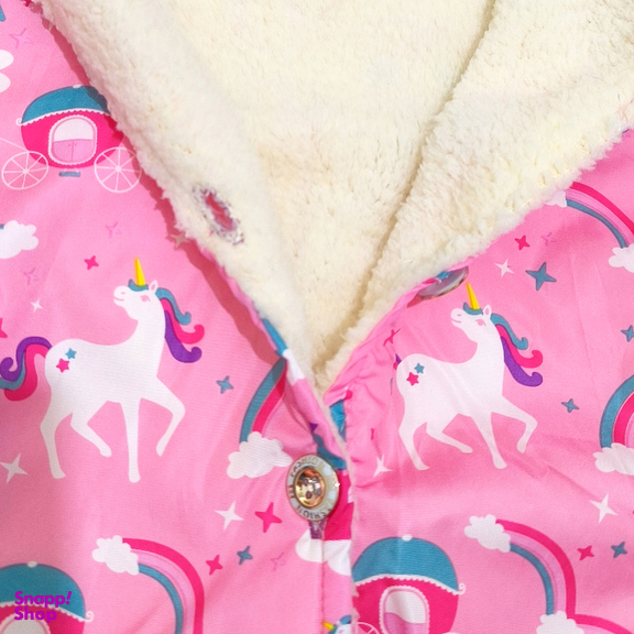 کاپشن دخترانه مدل یونیکورن کد 114