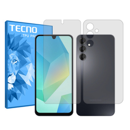 محافظ صفحه نمایش شفاف گوشی موبایل تکنو مناسب برای سامسونگ Galaxy A16 به همراه محافظ پشت گوشی