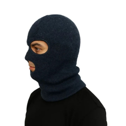 کلاه فیس بافت داخل خزدار مدل چشم و دهان