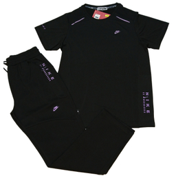 ست تیشرت شلوار ورزشی مردانه کد 1101 رنگ مشکی