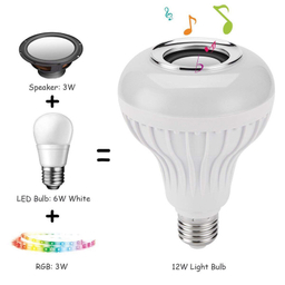 لامپ و اسپیکر بلوتوث هوشمند کد Smart Led Music Bulb