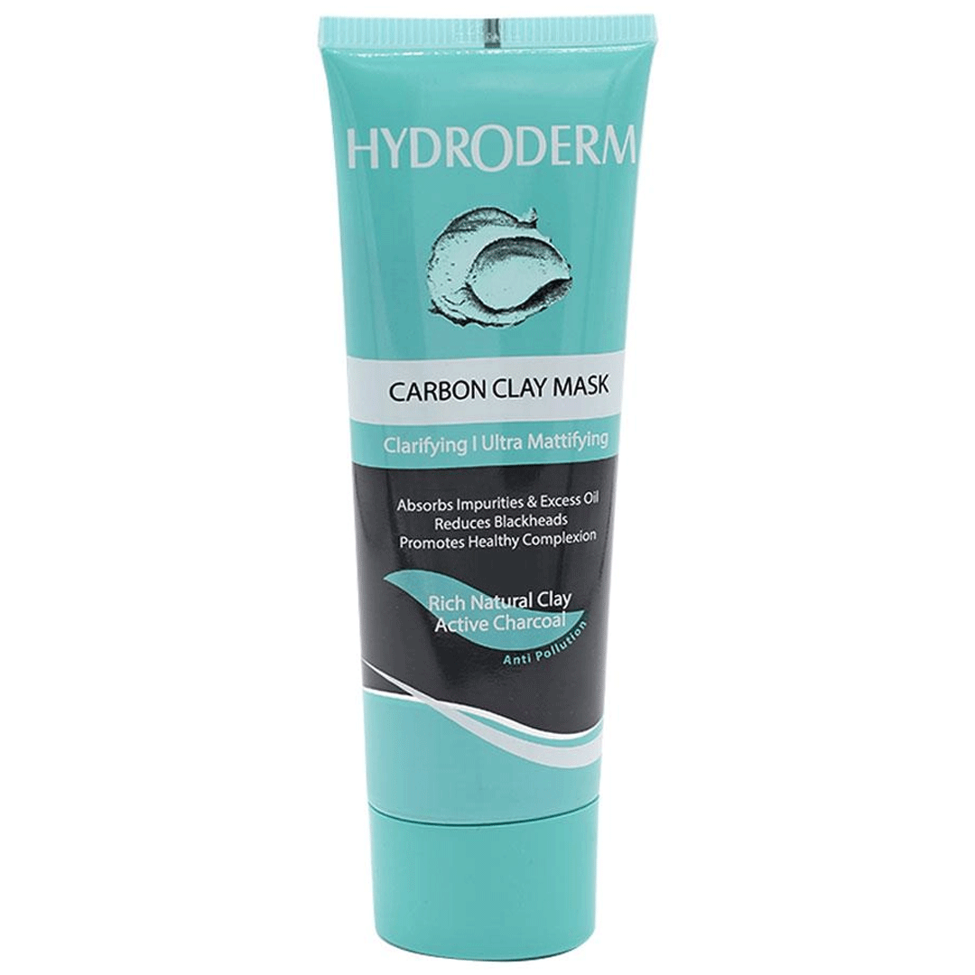 ماسک صورت هیدرودرم مدل رسی پاک کننده قوی حجم 100 میلی‌ لیتر