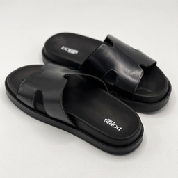 صندل طبی مردانه دوریس مدل پژمان کد 02 رنگ مشکی