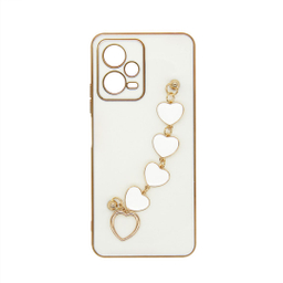 کاور موبایل مدل زنجیری طرح قلب مناسب شیائومی Redmi Note 12 Pro 5G / Poco X5 Pro 5G