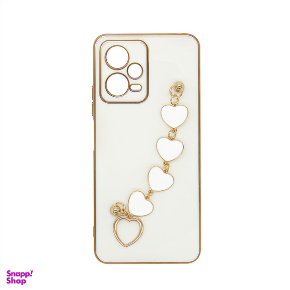 کاور موبایل مدل زنجیری طرح قلب مناسب شیائومی Redmi Note 12 Pro 5G / Poco X5 Pro 5G