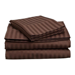 ست ملحفه و روبالشی دونفره 3 تکه مدل هتلی پارالل سایز 180×200 سانتی متر