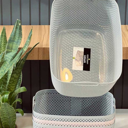 سبد رخت چرک طرح بافت لیمون کد 2177