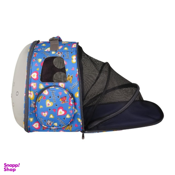 کوله پشتی حمل گربه و سگ مدل قلبی