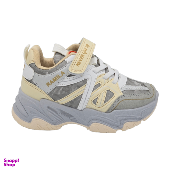 کتانی رامیلا مدل be with us کد 63828 رنگ طوسی