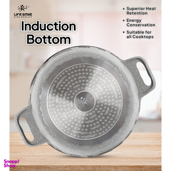 سرویس تابه 6 پارچه لایف اسمایل مدل LIFEP7STSHR-6-2