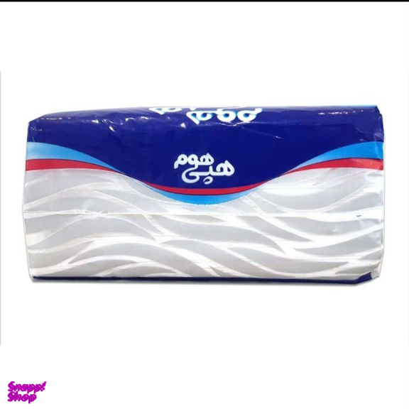 دستمال کاغذی هپی هوم کد 7813 بسته 500 برگ