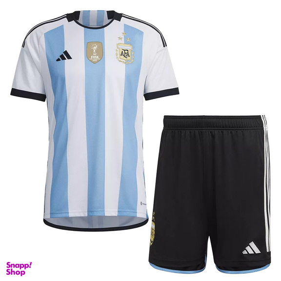 ست تی شرت و شلوارک ورزشی مردانه مدل آرژانتین Home WC 2022
