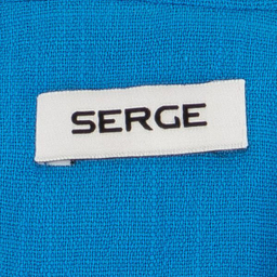 مانتو زنانه سرژه مدل 216597 یقه انگلیسی رنگ  آبی