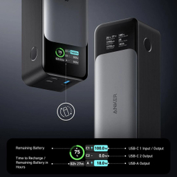 پاوربانک انکر مدل A1289 ظرفیت 24000 میلی آمپر ساعت